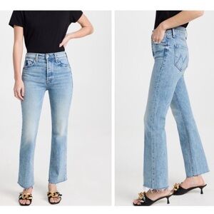 ⭐️Mother Superior The Tripper High Waist Flood Frayed Flare Jeans Size 29⭐️